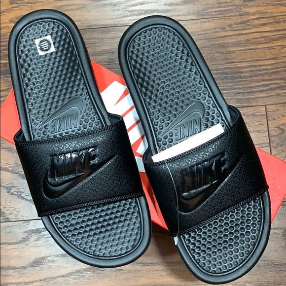 NIKE BENASSI JDI men’s SLIDES black - Picture 4 of 16